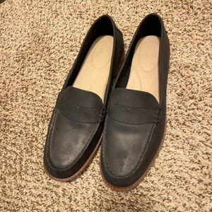 Black Sperry Waypoint Penny Loafer